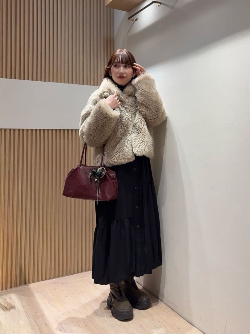 ear PAPILLONNER ロングハンドルボストンバッグ