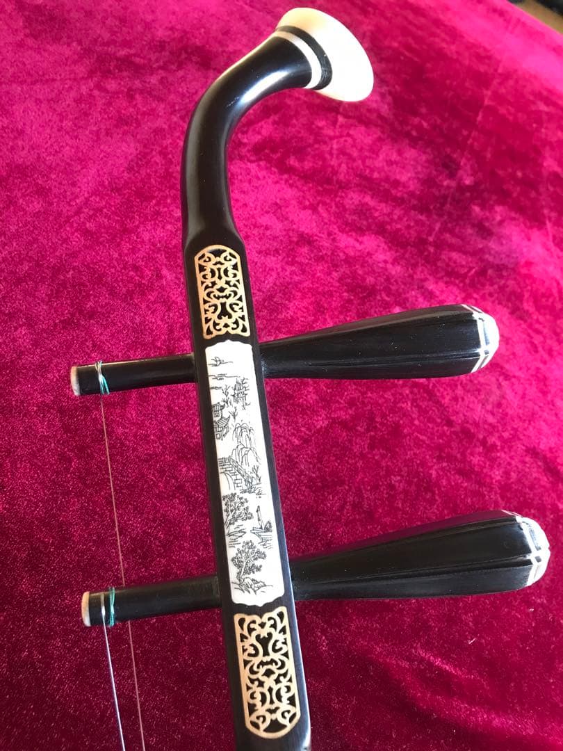 新年特価・二胡★上級黒檀★古月琴坊黄建洪★十年保証★必需品揃い★100％評価