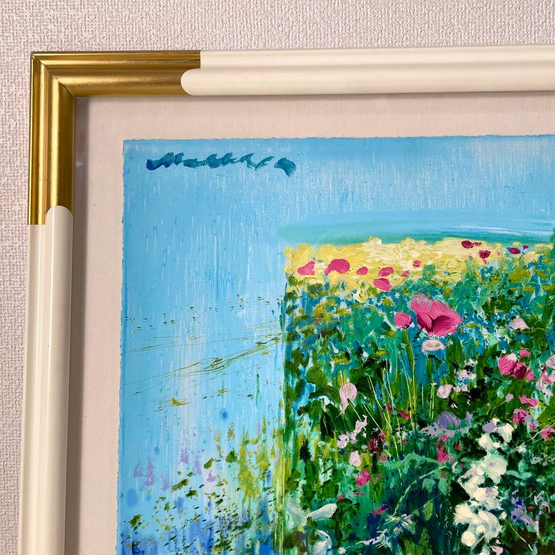 ホアキン・トレンツ・リャド シルクスクリーン 版画 絵画 フローレス 本人サイン