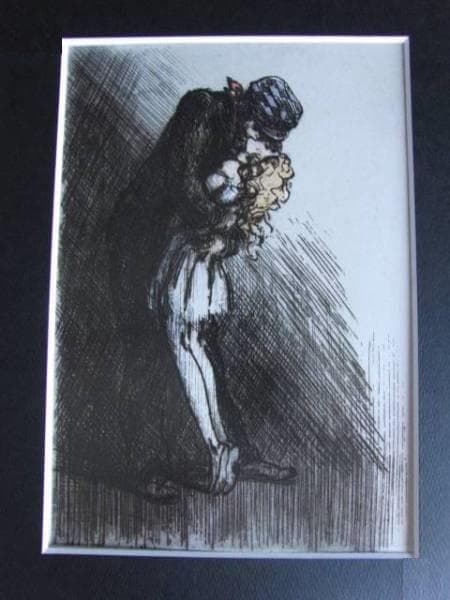 ルイ・イカール、Q、希少限定画集画、新品額装付