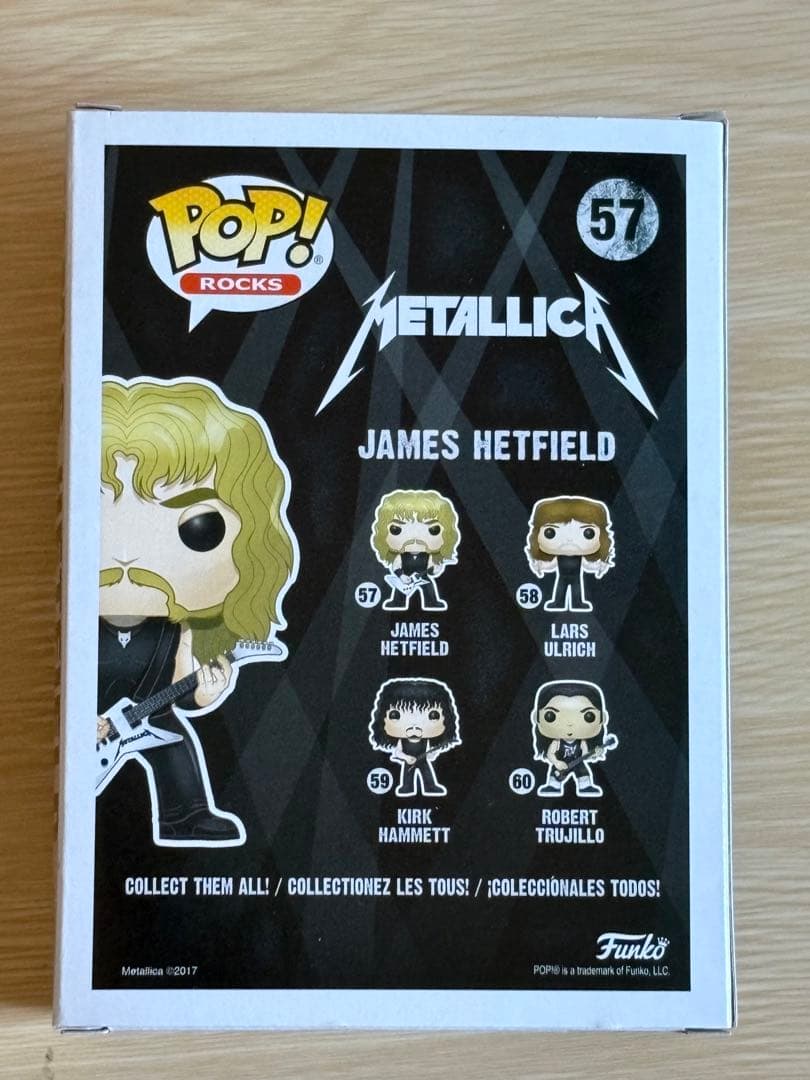ミュージシャン Funko Pop! llica James Hetfield 57