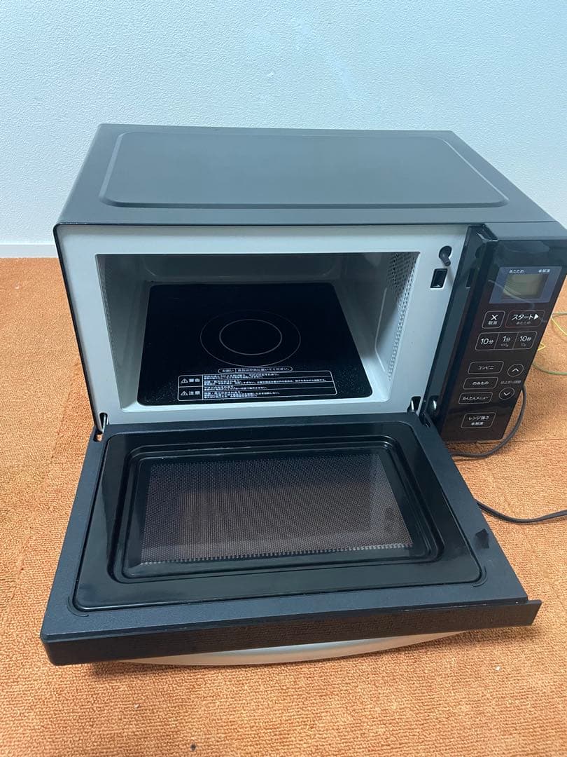 ぺ～ 　2019年製 電子レンジ JM-FH18G 50/60Hz共通