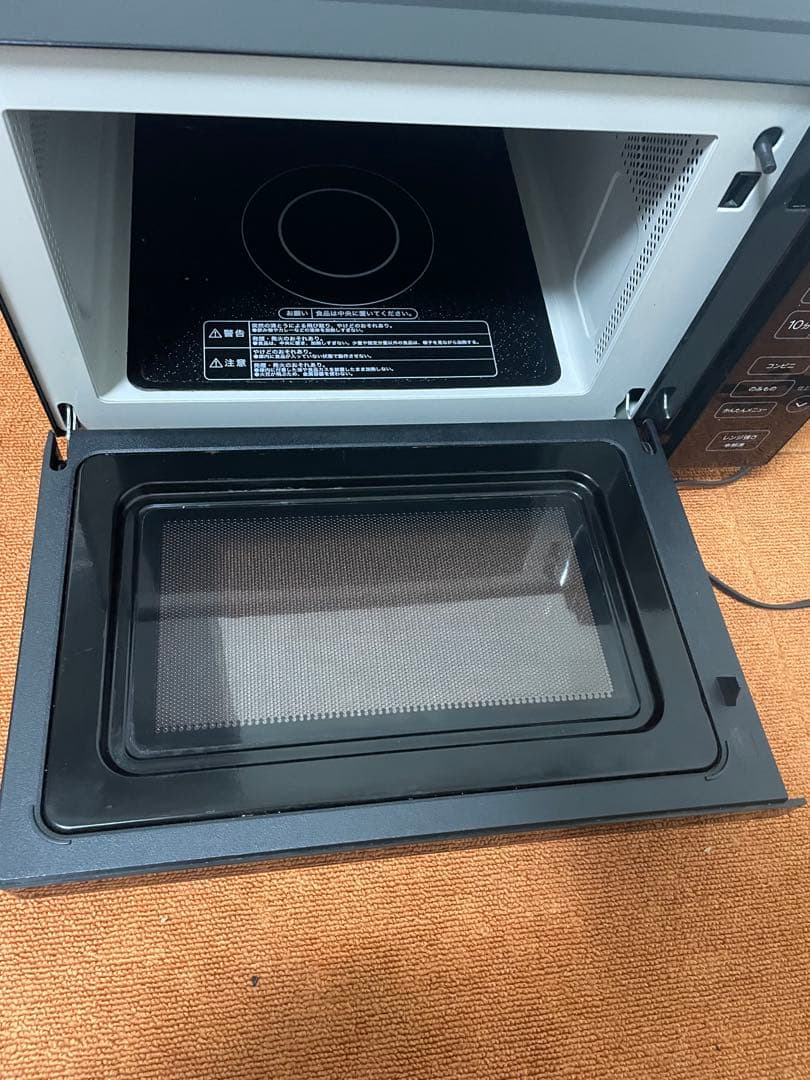 ぺ～ 　2019年製 電子レンジ JM-FH18G 50/60Hz共通