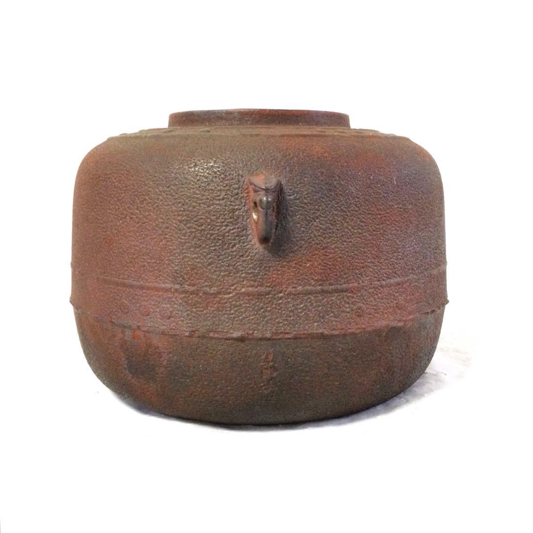 茶釜 浜松地紋 真形釜 高橋敬典作 茶道具 供箱付 B727