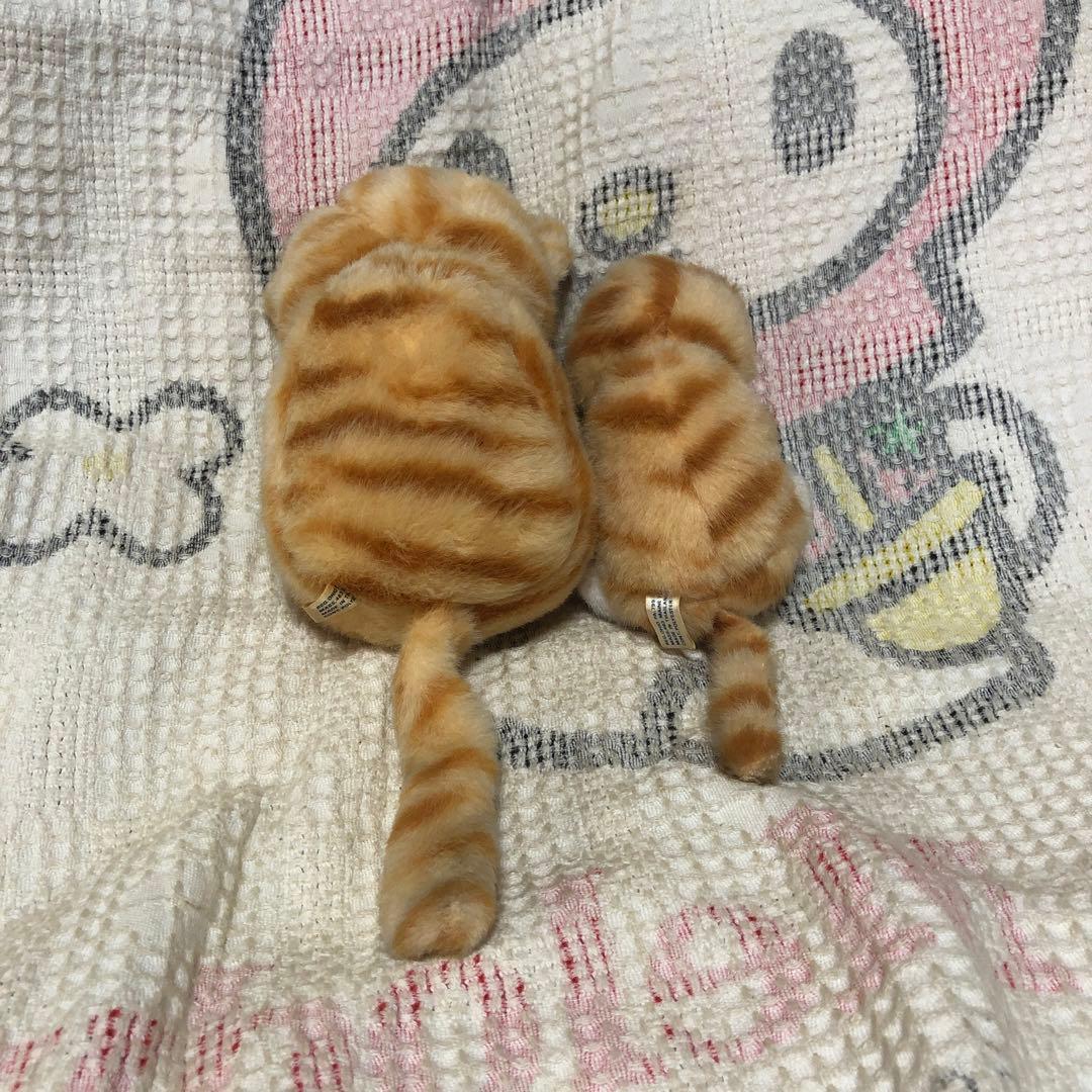 昭和レトロ　ファースト社　いたずら天使　ネコ　ぬいぐるみ　中古品　2コセット