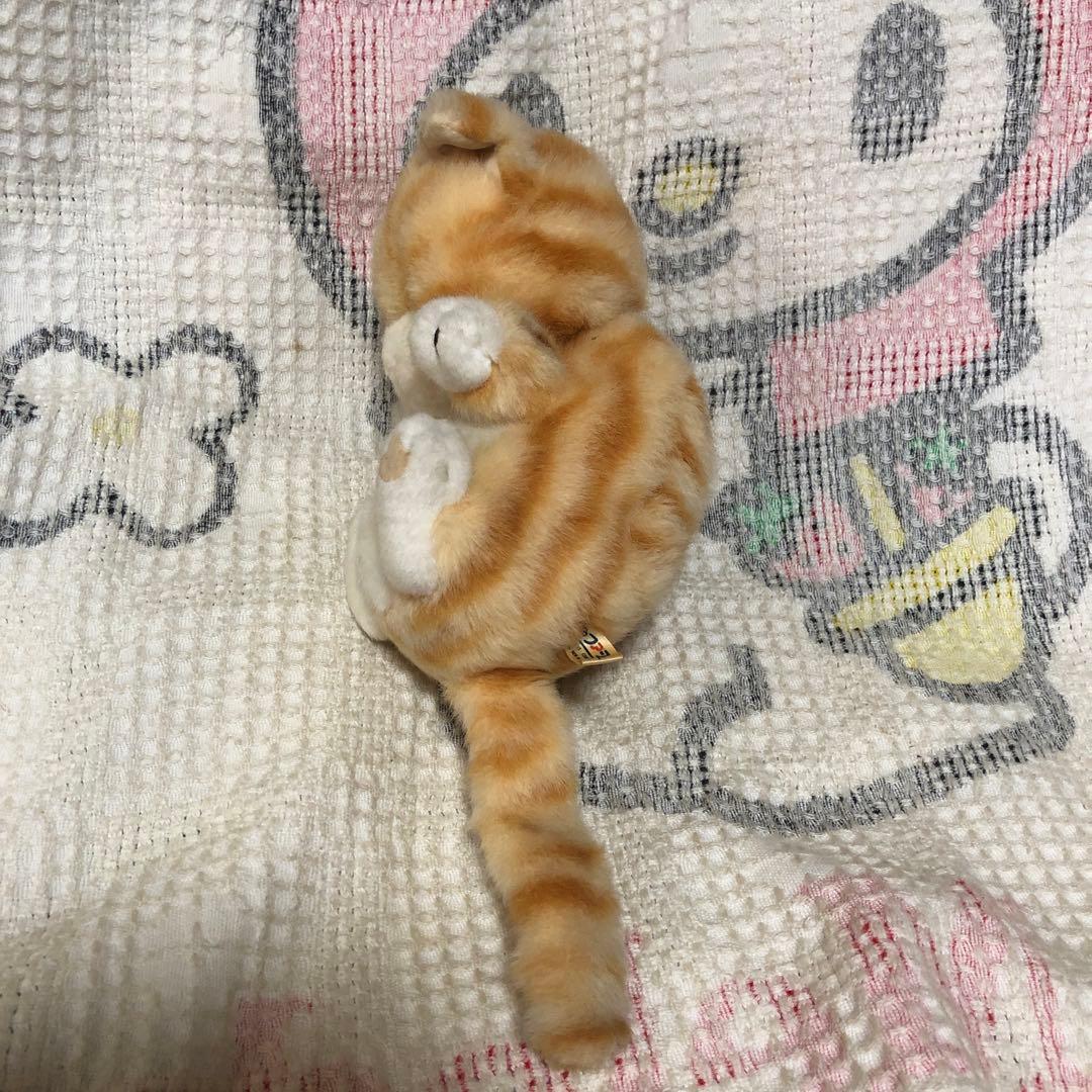 昭和レトロ　ファースト社　いたずら天使　ネコ　ぬいぐるみ　中古品　2コセット