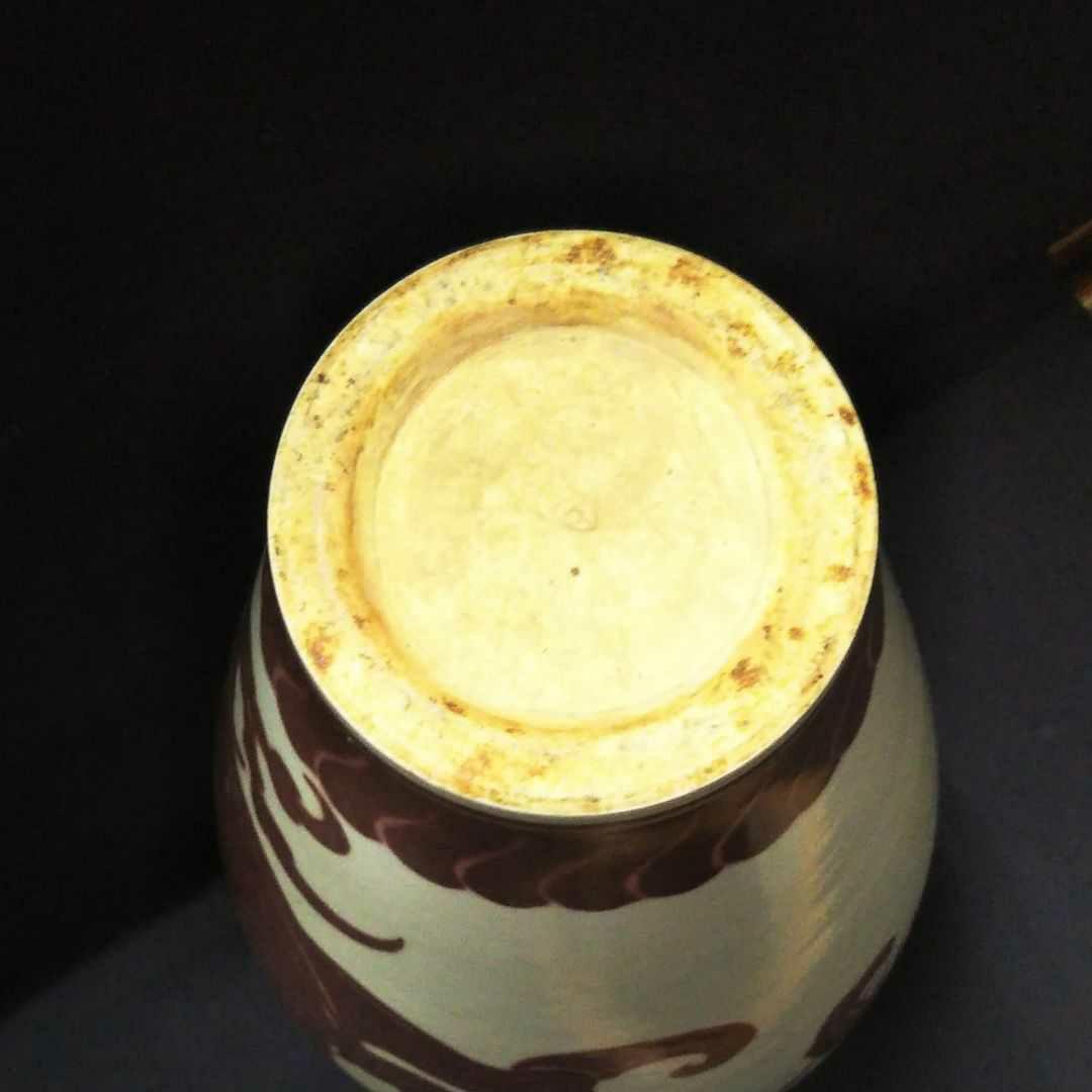 ※中国古美術/釉裏紅龍紋大瓶/