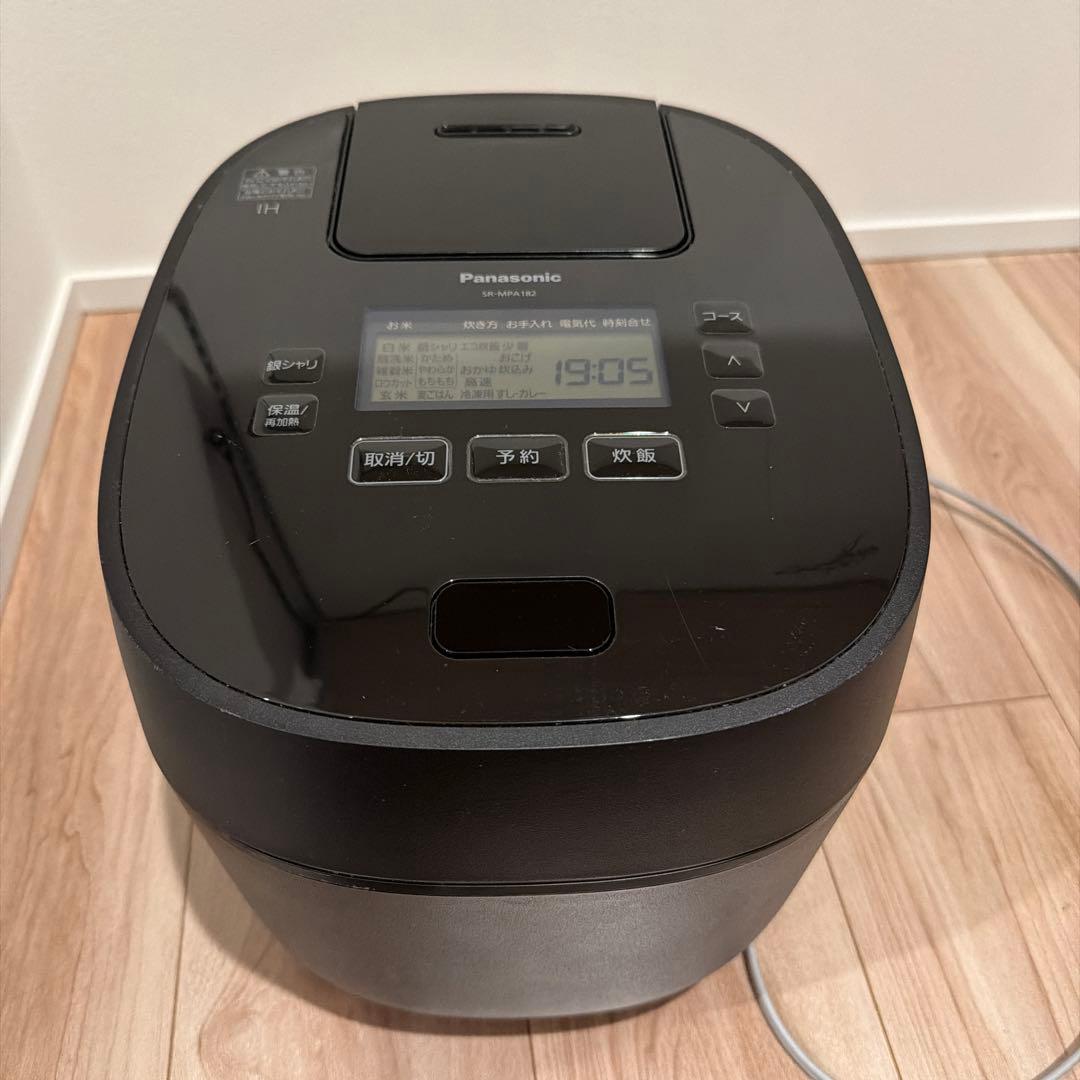 1升炊きSR-MPA182 Panasonic パナソニック可変圧力IH炊飯器