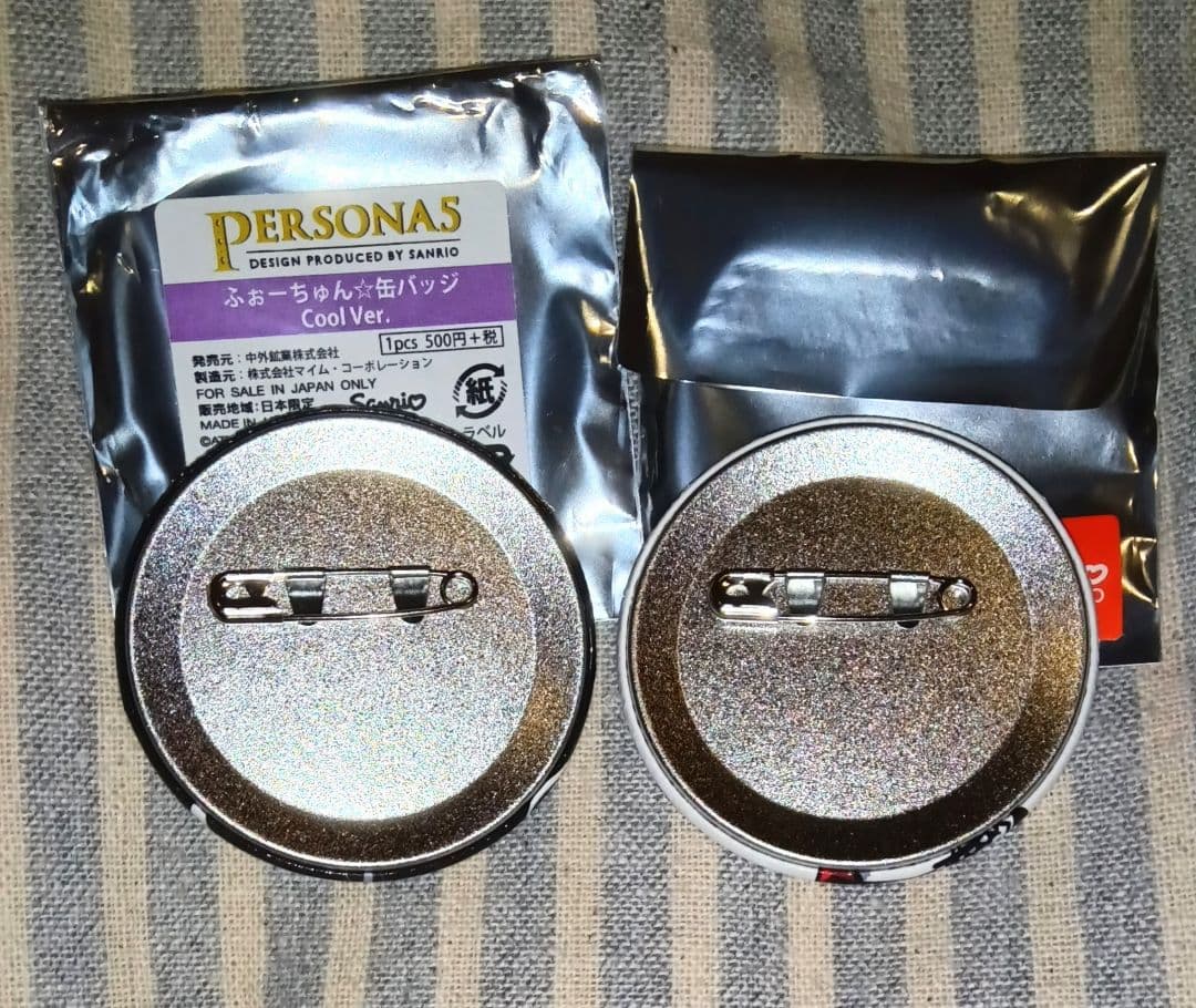 ペルソナ5 ザ・ロイヤル 缶バッジ 高巻杏 パンサー サンリオ SANRIO