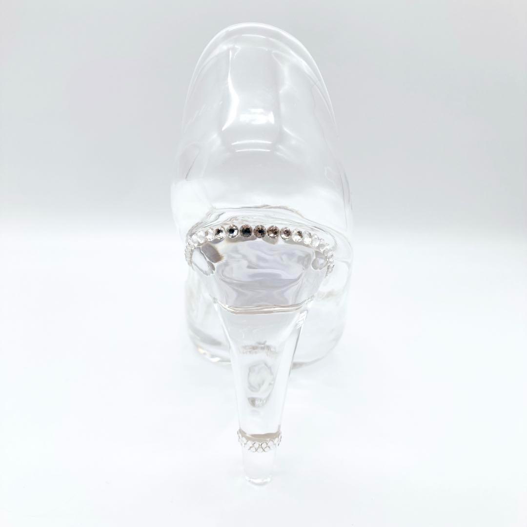 本当に履けるガラスの靴 エマ EMMA デコレーションハート リングバラ付き