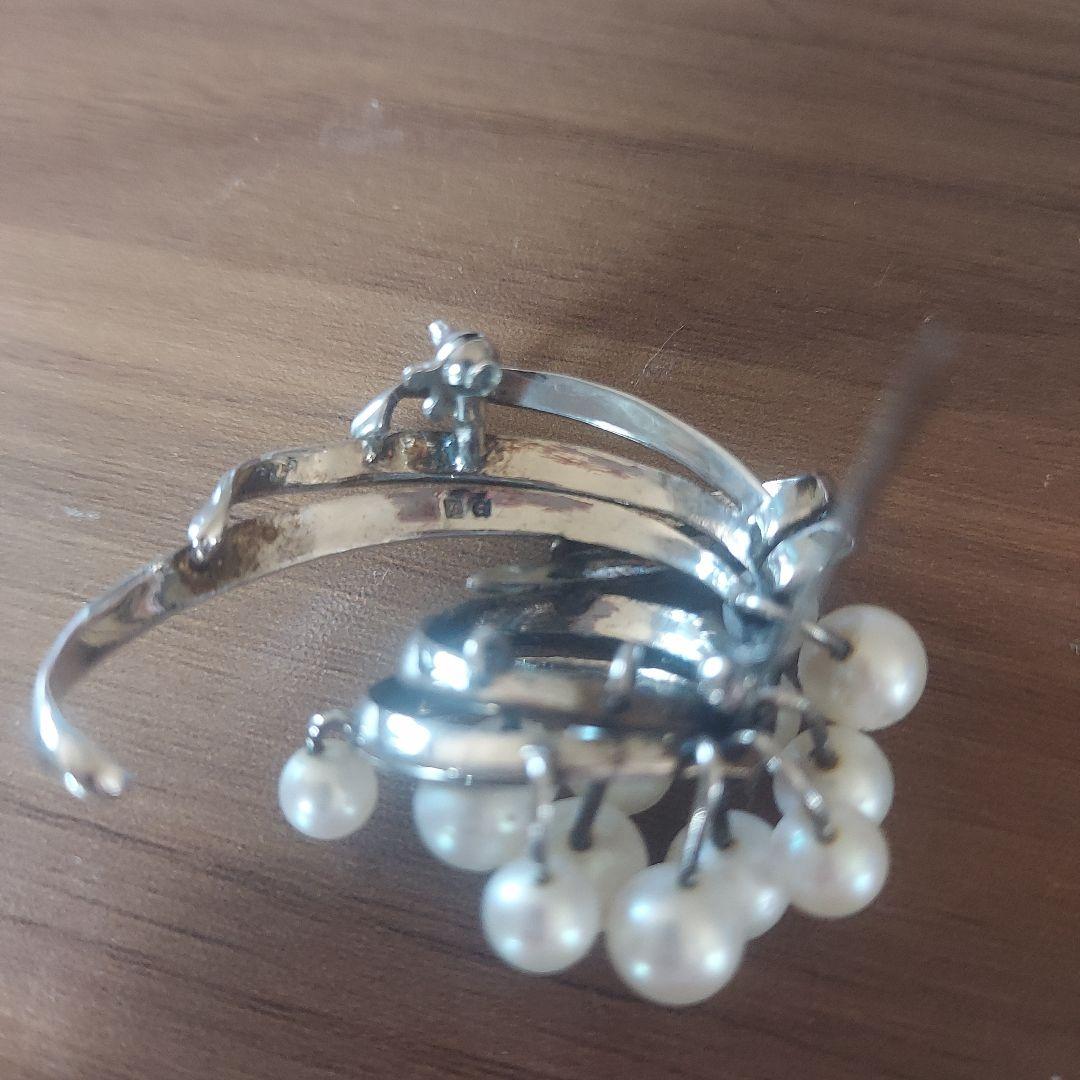 タサキパールフラワーブローチ