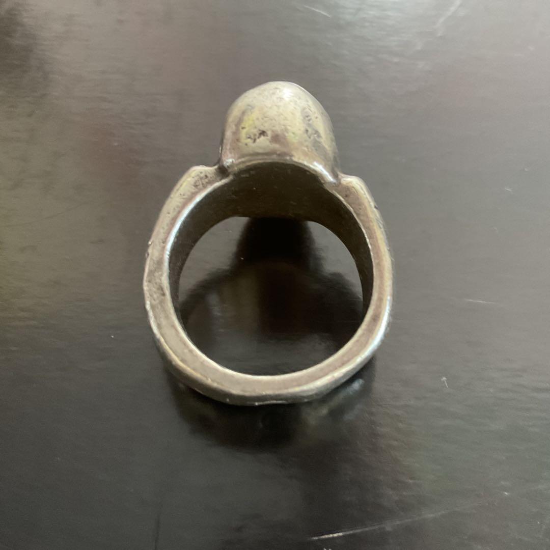 ガボール　スカルシルバーリング