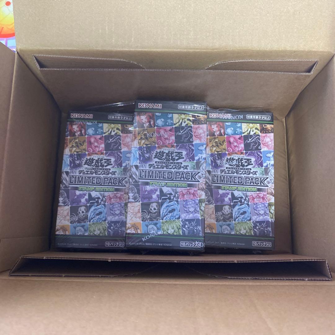 遊戯王OCG LIMITED PACK STAMP EDITION 4BOX