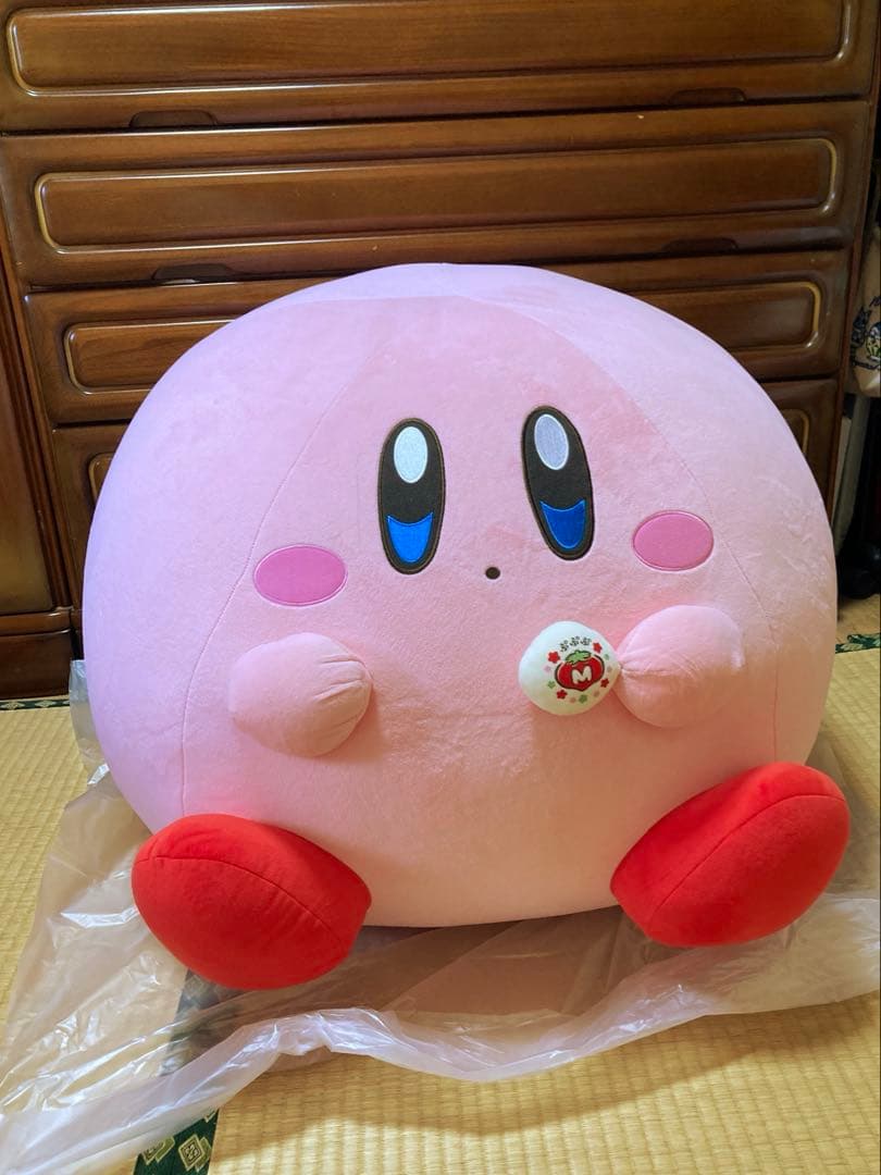 レア 受注限定 星のカービィ ぬいぐるみ おまんじゅう まんぷくカービィ 特大