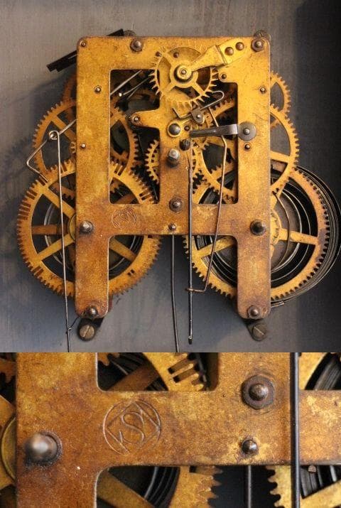 精工舎 SEIKO アンティーク 柱時計 壁掛け時計 振り子 正常動作品