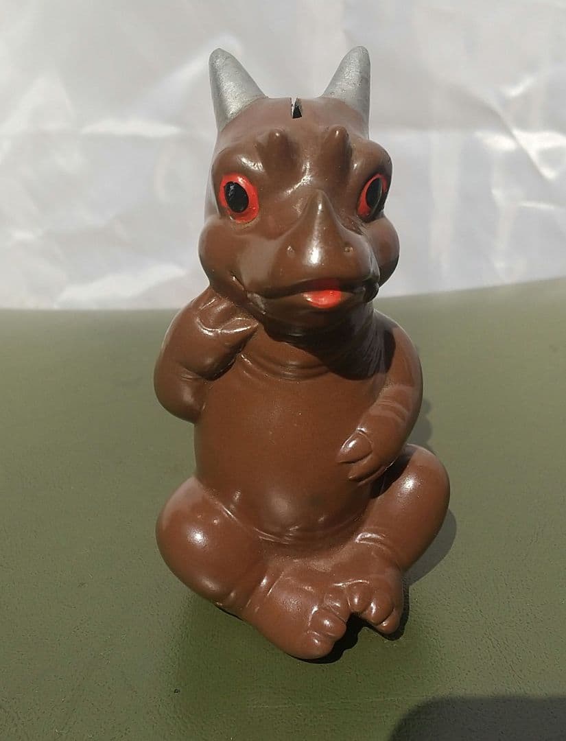 怪獣 フィギュア マルサン 赤ちゃんパゴス ウルトラQ貯金箱シリーズ 当時物
