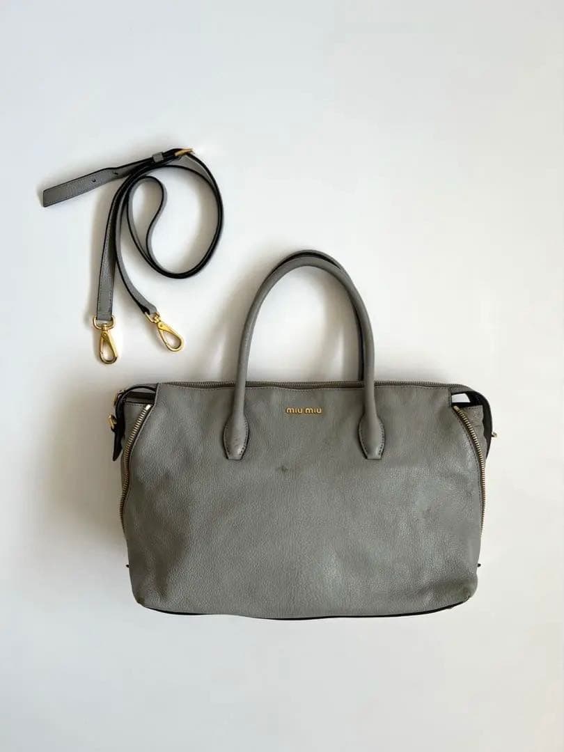 バッグ MIU MIU MADRAS 2WAY SHOULDER HAND BAG