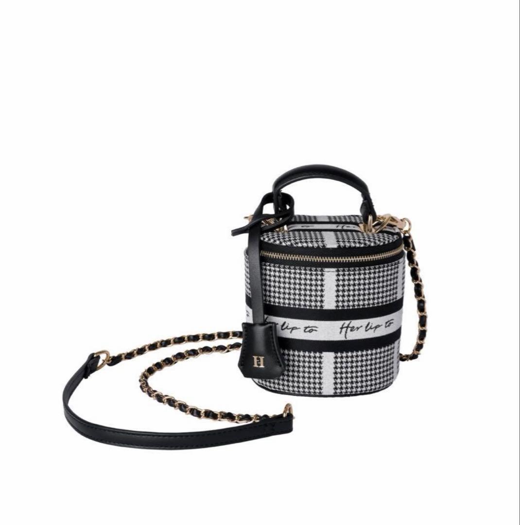 【即日発送】Herlipto Jacquard mini Vanity Bag