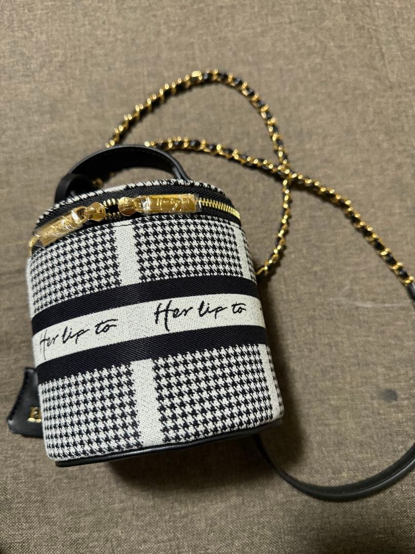 【即日発送】Herlipto Jacquard mini Vanity Bag