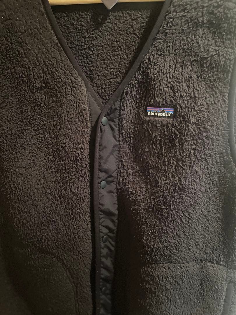 patagonia ブラック フリースベスト L