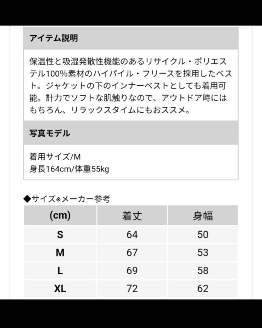 patagonia ブラック フリースベスト L