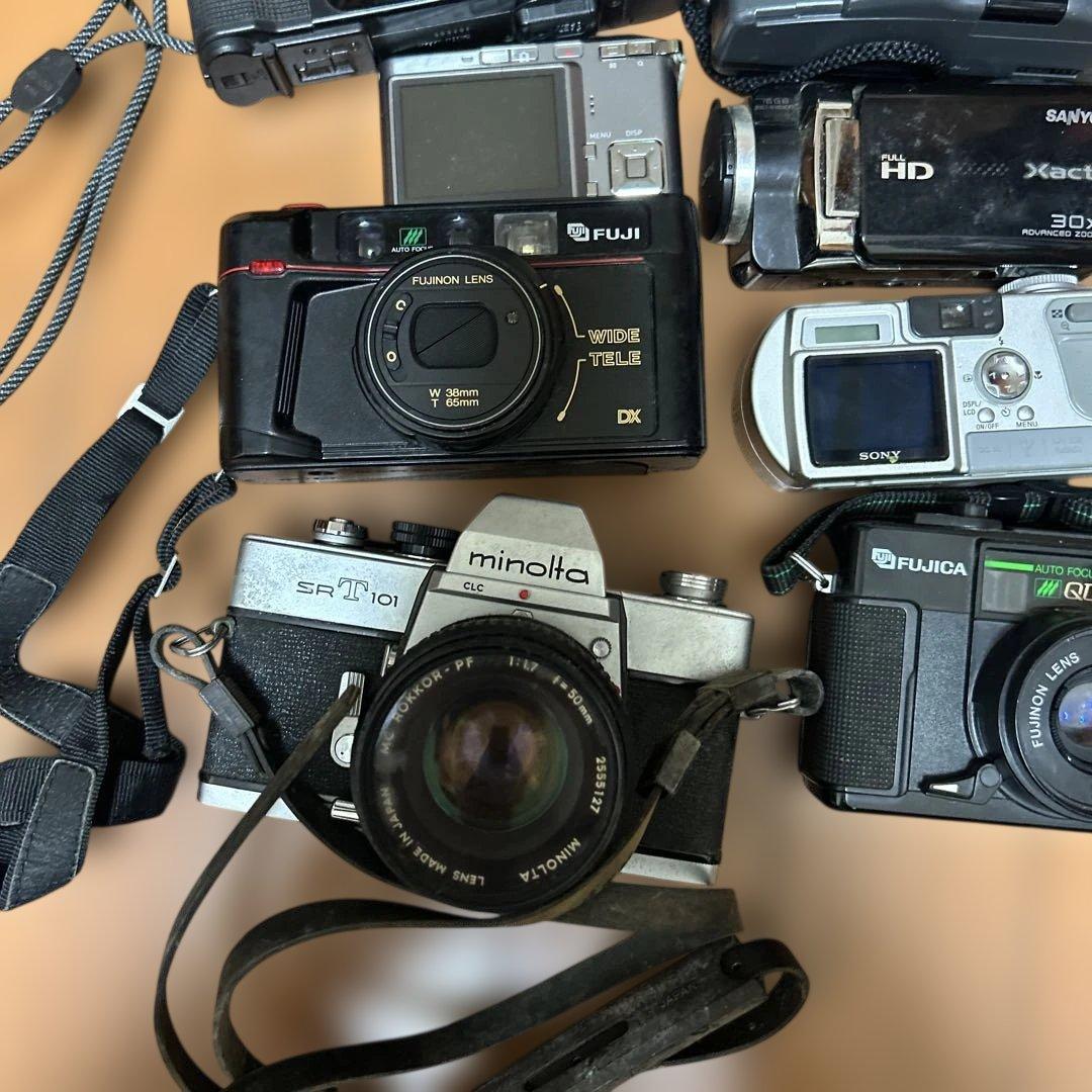 フィルムカメラとデジタルカメラセット