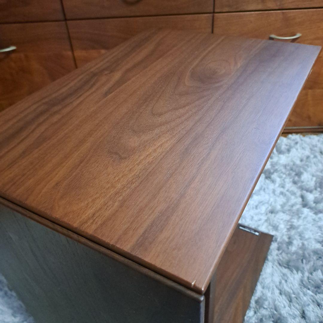 富士ファ二チア　サイドテーブル　ウォールナット