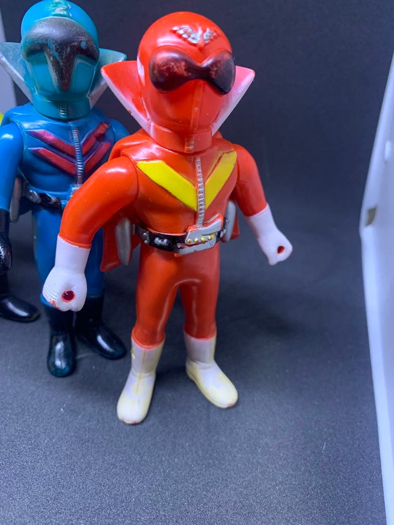 ポピー 秘密戦隊ゴレンジャー キレンジャー モモレンジャー 当時物 5体セット