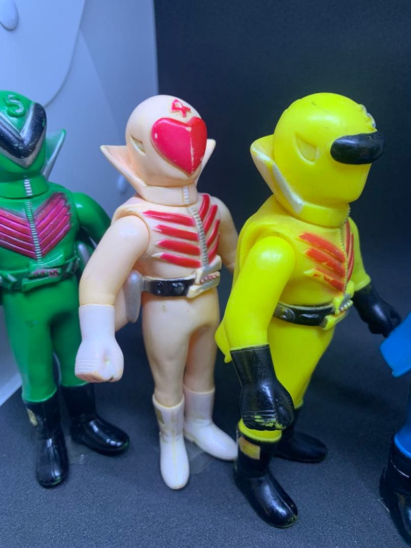 ポピー 秘密戦隊ゴレンジャー キレンジャー モモレンジャー 当時物 5体セット