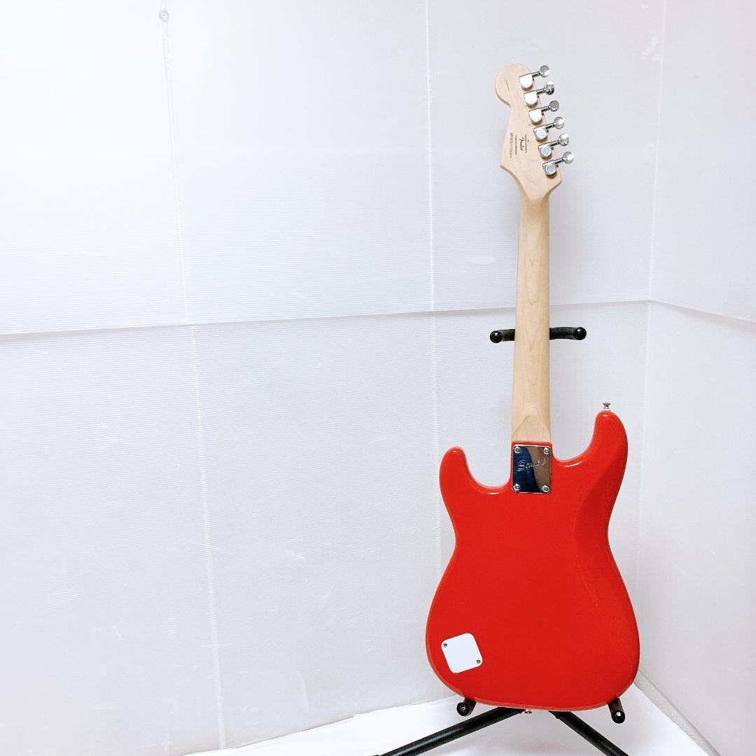 美品 Squier スクワイヤー Mini Stratocaster 赤