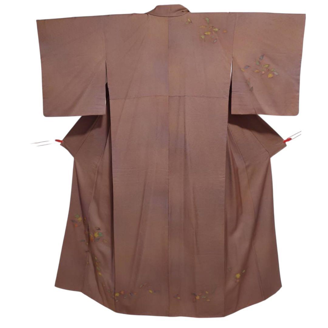 未使用近い 美品　袷　上田紬系 付け下げ 訪問着 フルセット