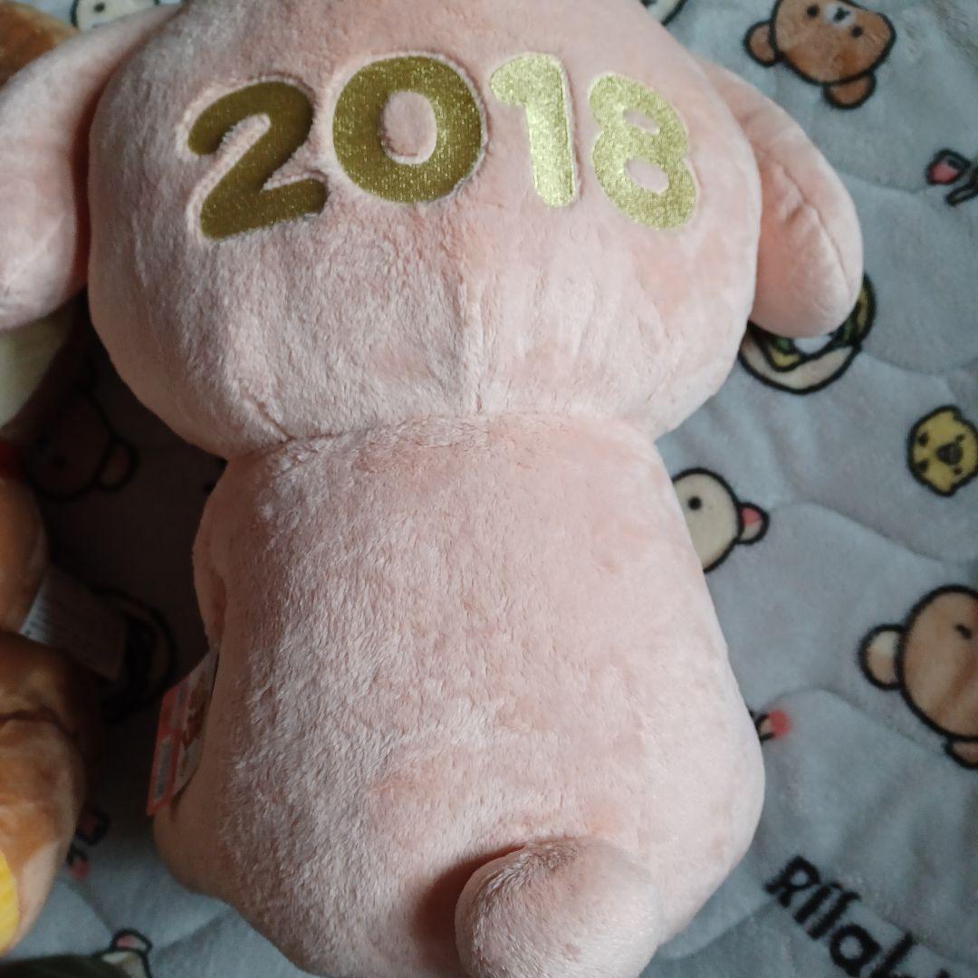 リラックマストア限定、2018戌年特大ぬいぐるみリラックマ