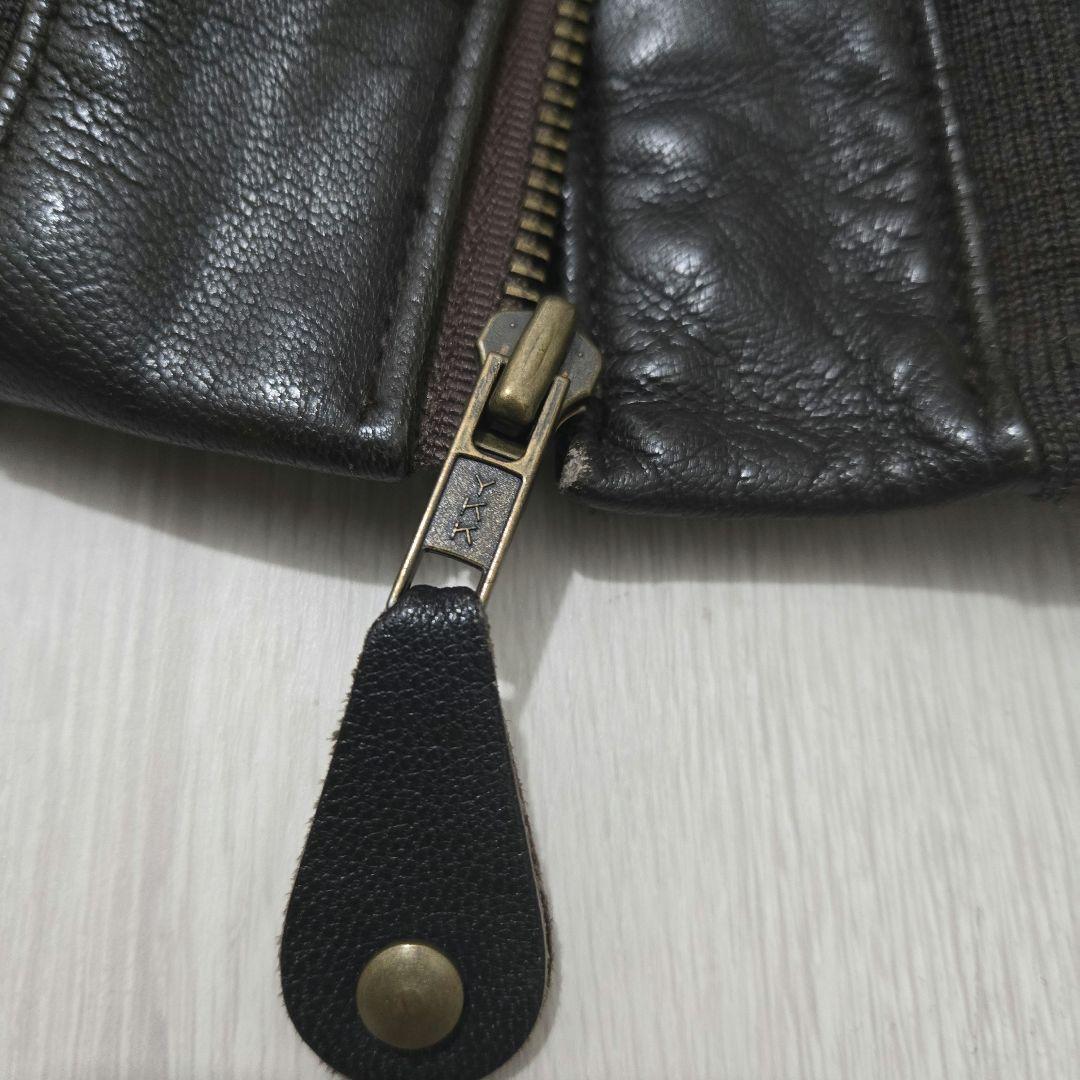 L.L.Bean A-2 フライトジャケット レザー USA製 L 90s