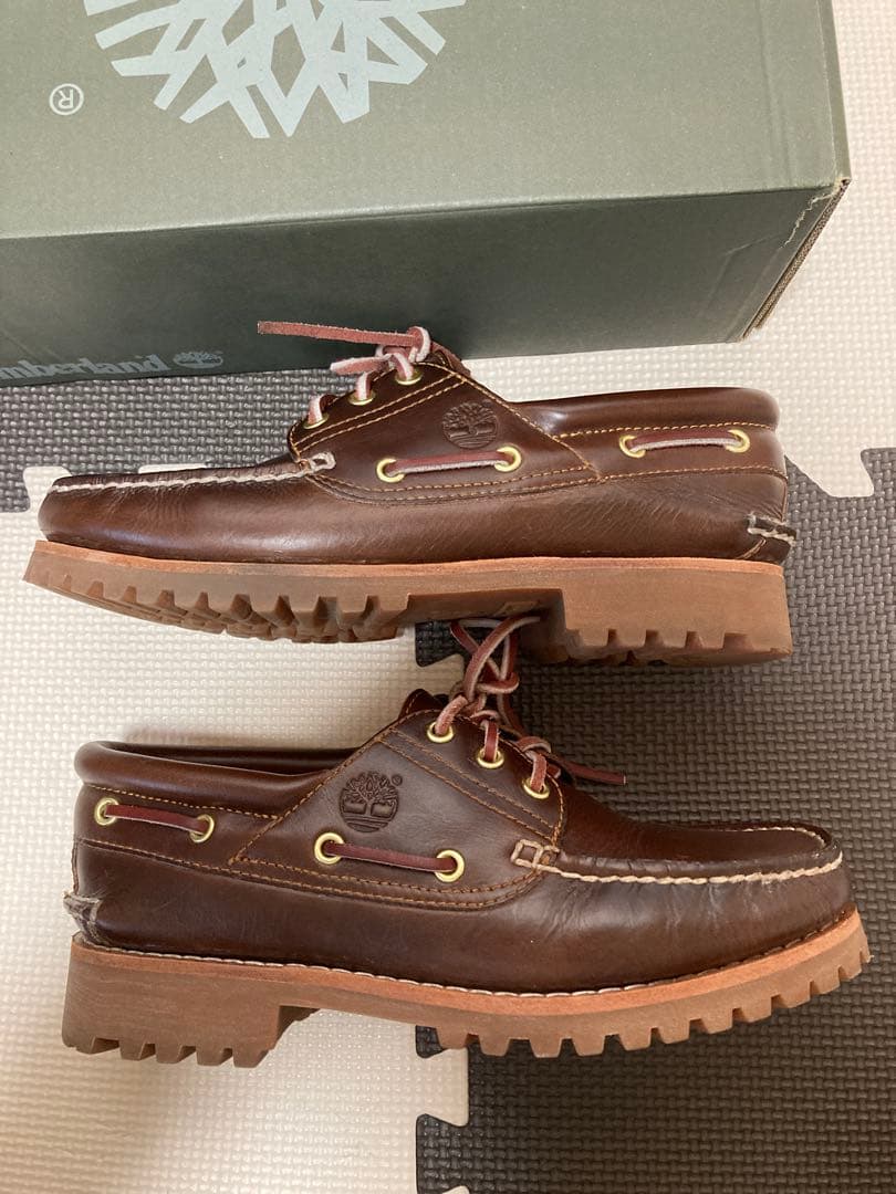timberland　ティンバーランド　3eye　ブラウン　25.5