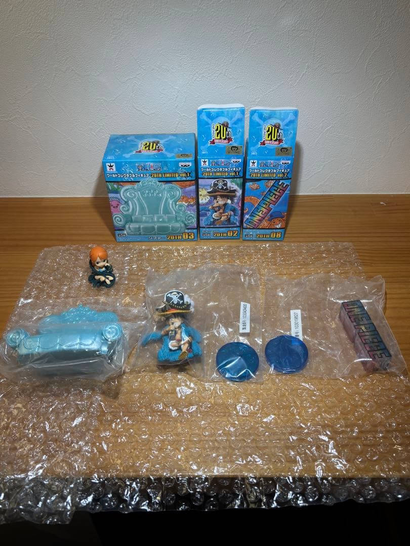 ワンピース ワールドコレクタブルフィギュア 20th LIMITED セット