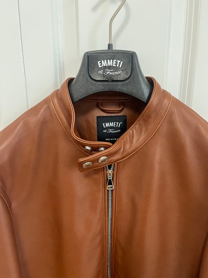 干場義雅EMMETI (アッカ)シングルライダースジャケット