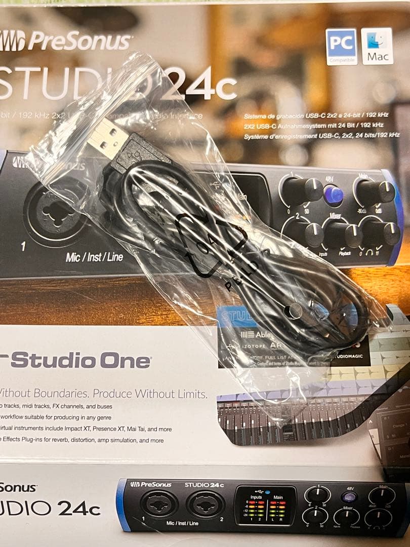 美品 PreSonus STUDIO 24c オーディオインターフェイス