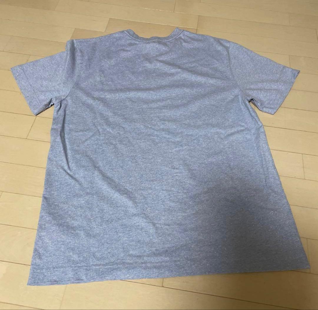 【即購入可】alexanderwan/ラメTシャツ ライトブルー