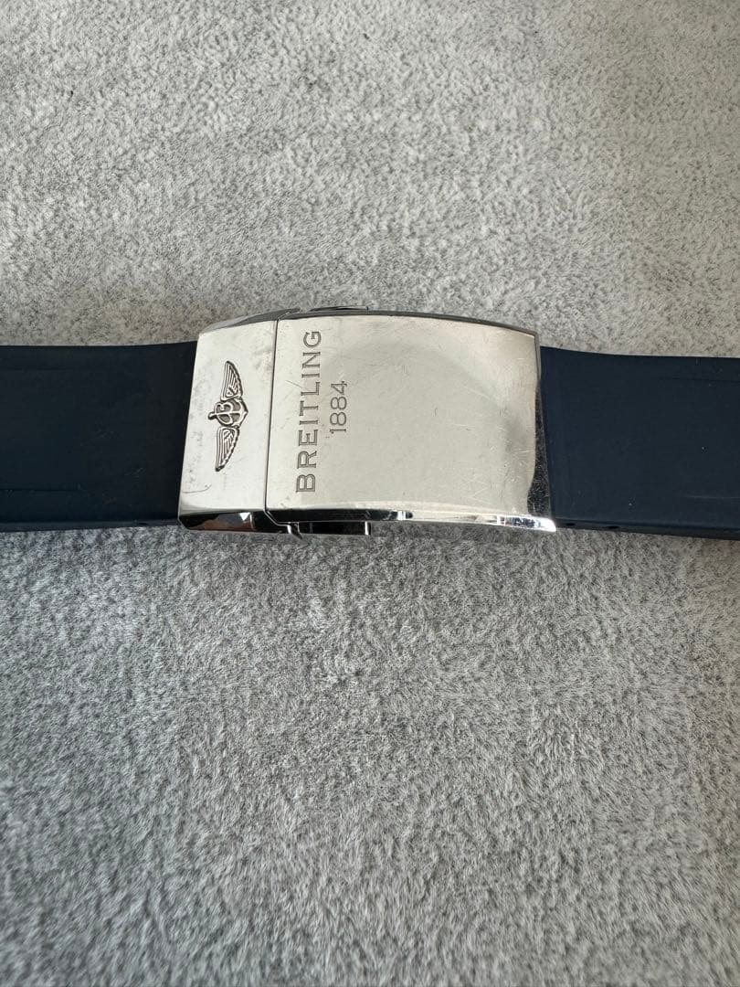 ブライトリング 純正ラバー ベルト BREITLING ラバーベルト 紺色