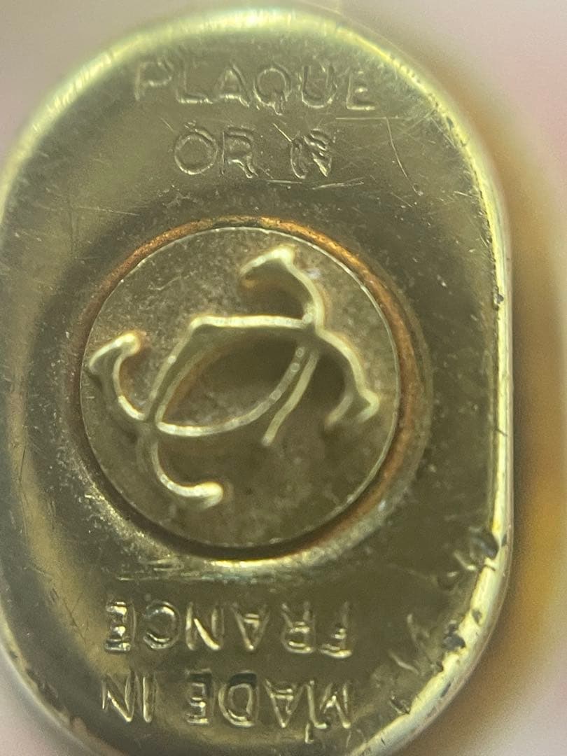 Cartier カルティエ トリニティ ゴールド ボールペン キャップ式本体のみ