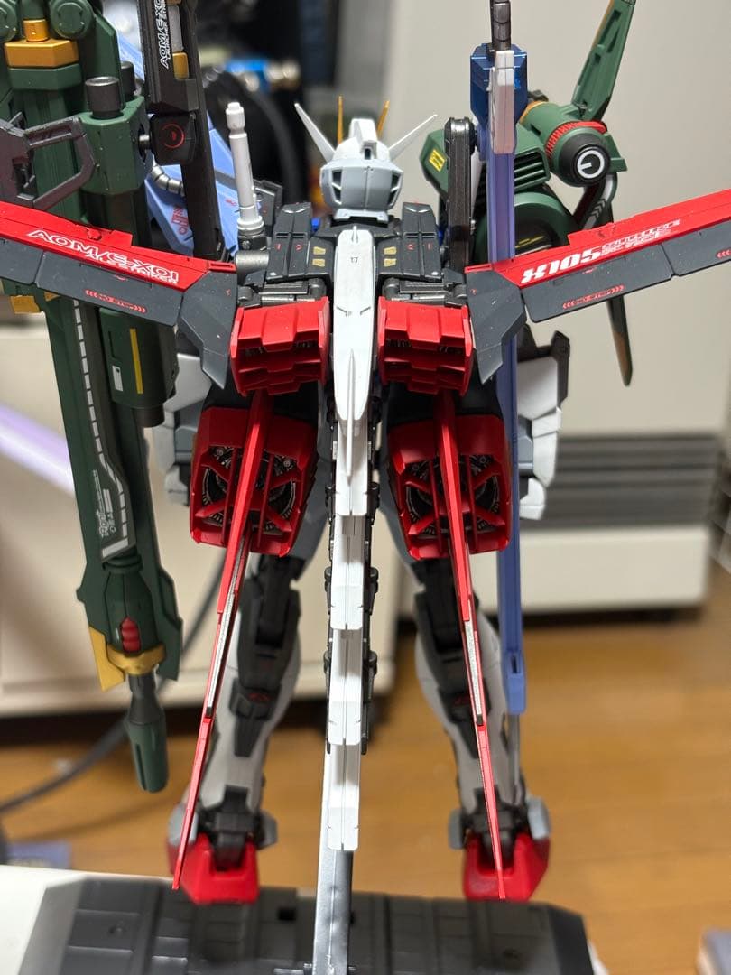MG パーフェクトストライク全塗装完成品 ガンダムベース限定