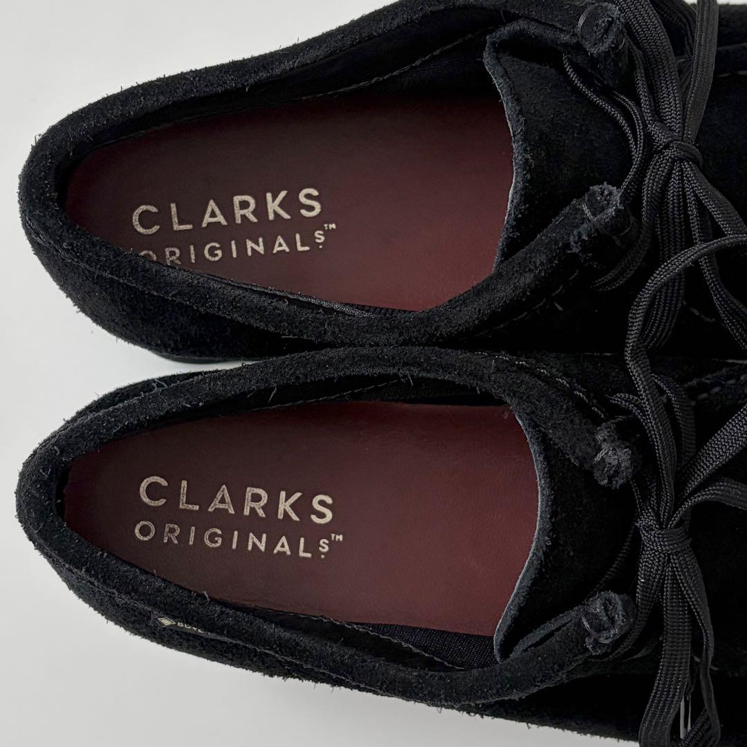 美品★Clarks GTX ワラビー ブラック クラークス GORE-TEX 黒