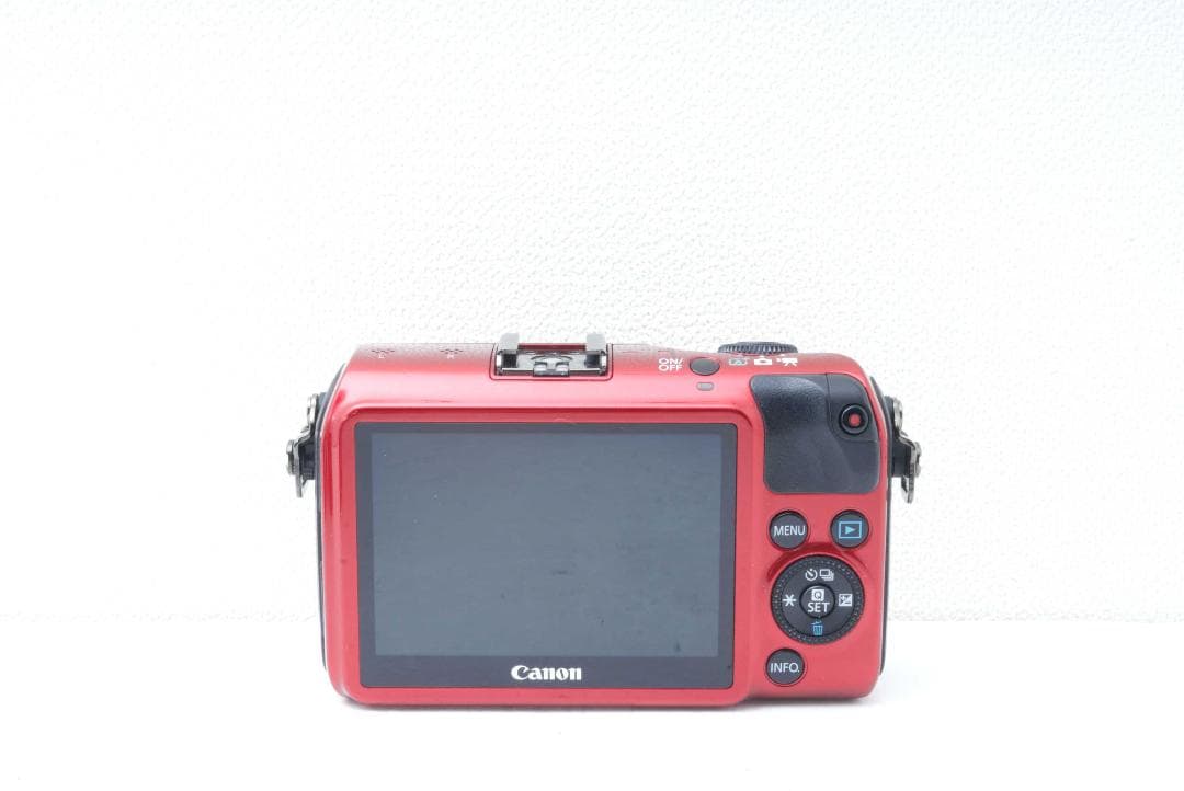Canon EOS Mミラーレス一眼ダブルレンズキット　レッド【美品】