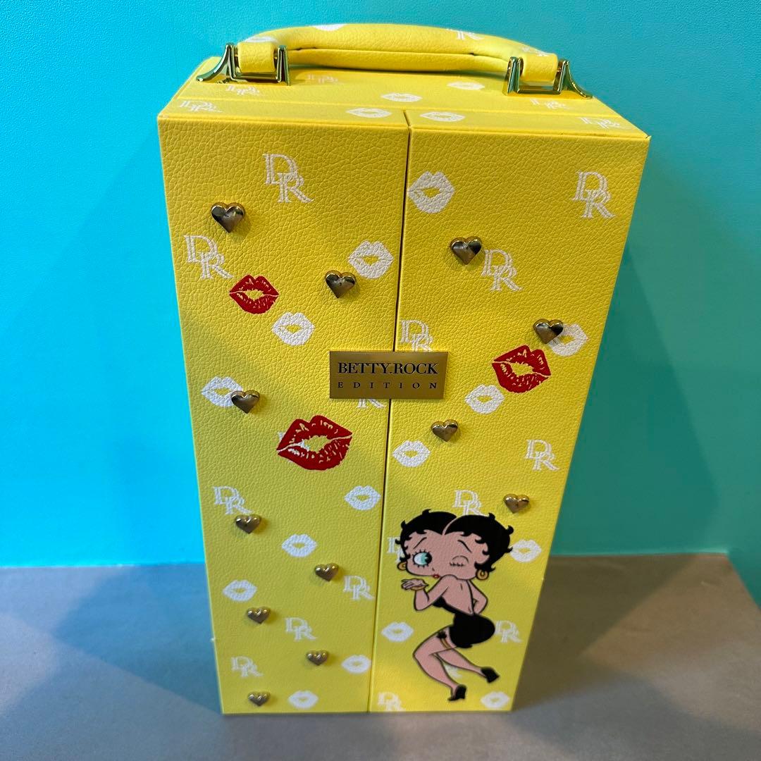 Champagne Betty Rock ベティ・ブープデザイン イエロー 空瓶