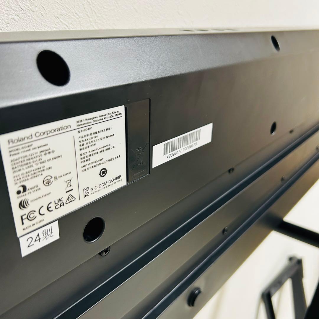 【極美品24年製】電子ピアノRoland GO-88P PIANO88スタンド付