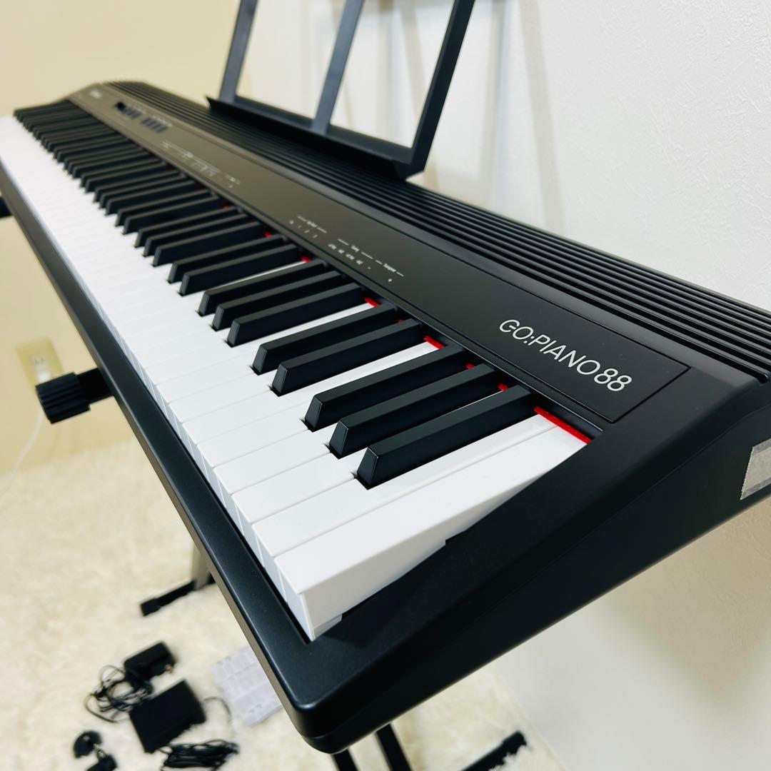 【極美品24年製】電子ピアノRoland GO-88P PIANO88スタンド付