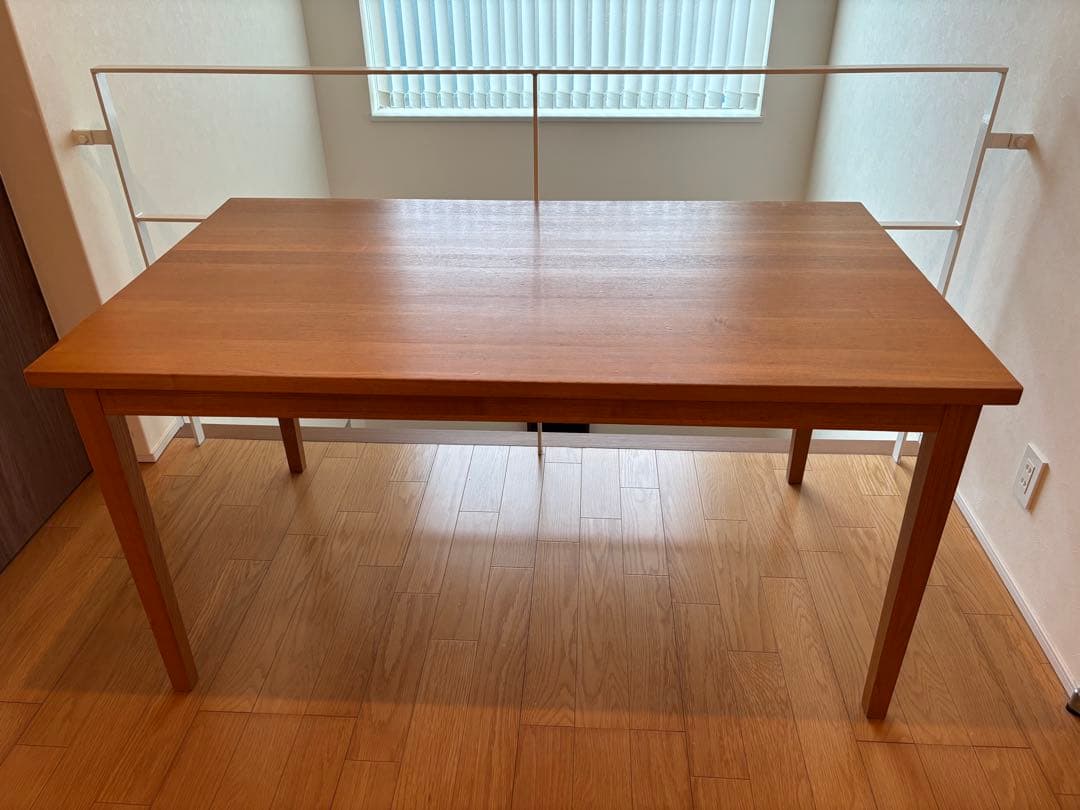 【無印良品】天然木　タモ材　ダイニングテーブル　美品
