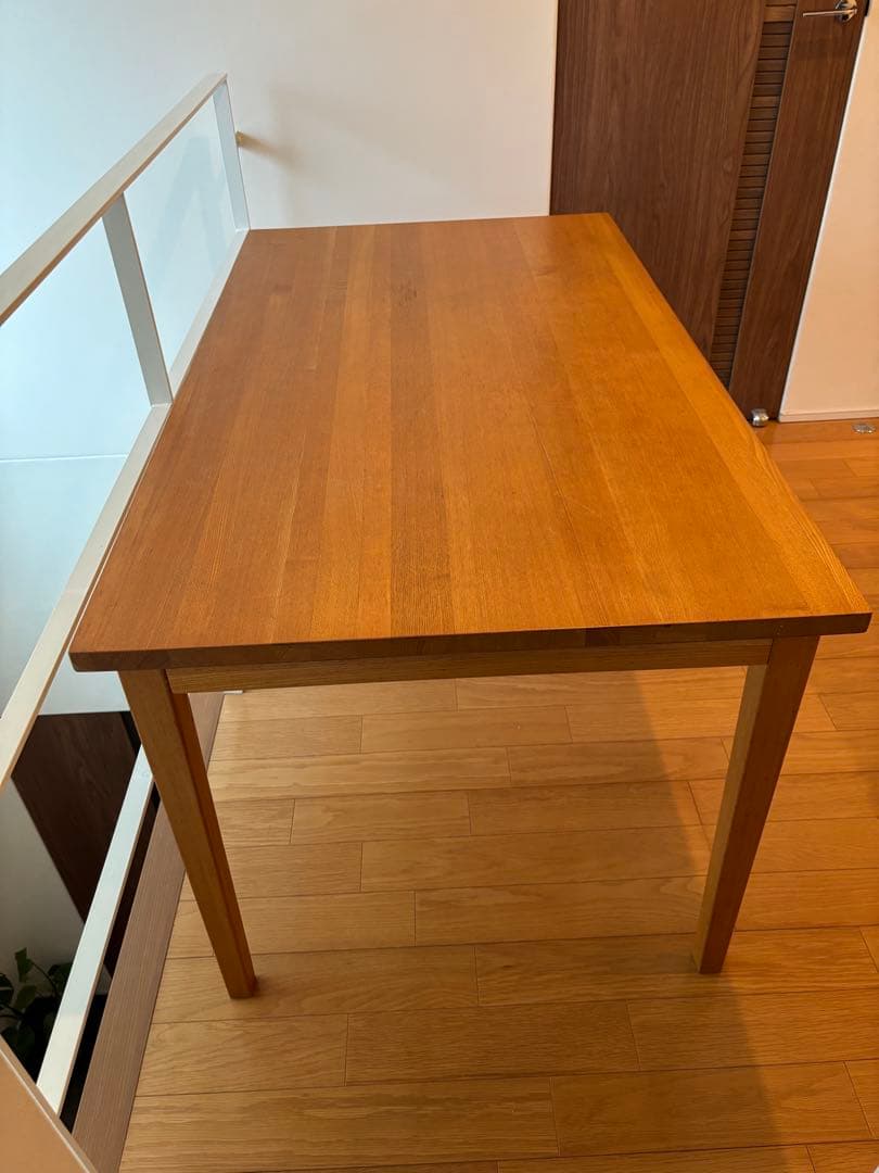 【無印良品】天然木　タモ材　ダイニングテーブル　美品