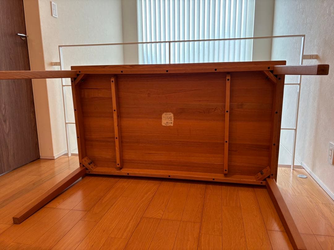 【無印良品】天然木　タモ材　ダイニングテーブル　美品