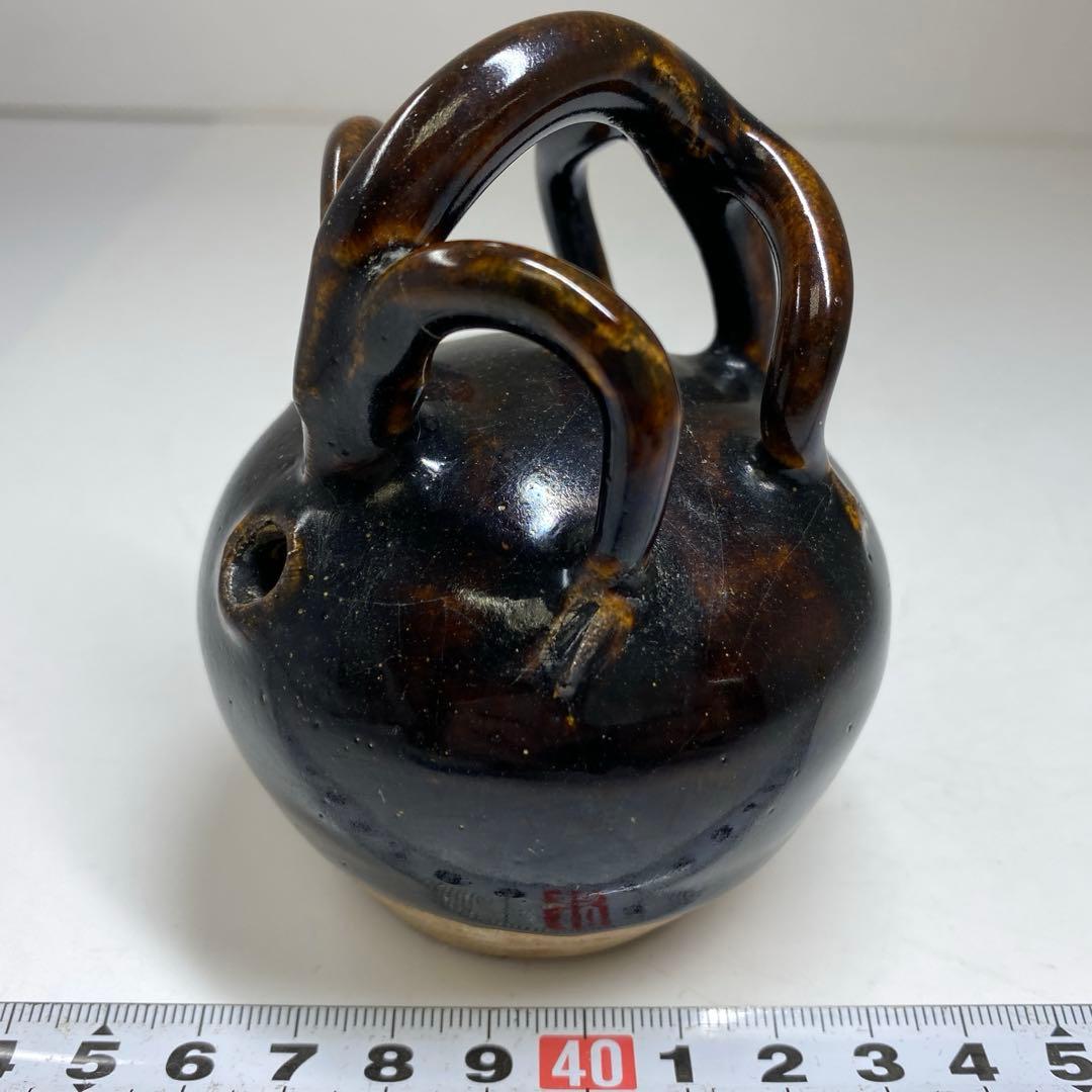 専用　中国宋時代　黒紬水滴　高さ10㎝　東な7-0329☆2F